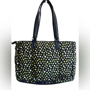Vera Bradley polka dot laptop bag